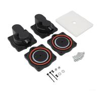 Kit de reconstruction de pompe à air pour HP HP60 HP80, pièces de réparation compatibles avec diaphragme, 8 vis, 2 filtres à air, 1 vis de sécurité, 2 colliers de serrage à trous en plastique noir