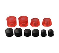 Kit de reconstruction de skateboard en polyuréthane avec bagues, rondelles, ventouses pivotantes, amortisseurs compatibles avec longboards et camions pour une meilleure expérience de patinage (rouge B