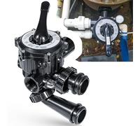 Kit de reconstruction de valve multiport Hayward Vari-Flo SPX0710X32 pour filtre à sable de piscine et spa séries S200 et S240, ports de 3,8 cm, ligne centrale de 12,7 cm, 6 positions (noir)