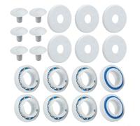 Kit de reconstruction pour nettoyeur de piscine Polaris C60 C55 - Roulements de moyeu de roue de rechange, vis, rondelles - Matériau ABS - Compatible avec les modèles 280 180 - Installation sans outil