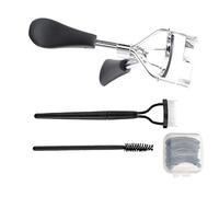 Kit de recourbe-cils avec tampon de recharge, peigne à faux cils, séparateur de sourcils, outil de maquillage pour cils naturels