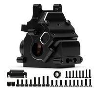Kit de recouvrement de transmission RC en alliage d'aluminium, boîtier de transmission différentiel pour 1/8 1/7 6S Arrma Felony Kraton Endless Mojave Outcast Talion (Noir)