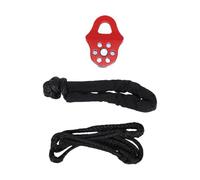 Kit de Récupération Tout-Terrain 6 Tonnes, Poulie de Blocage | Sangle de protection d\'arbre de 2 m, manille souple, fonctions de sécurité améliorées, outil de récupération efficace