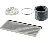 Bosch DWZ1IT1I4, Kit de recyclage Clean Air, Filtre anti-odeur, Filtre anti-pollen