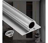 Kit de redresseur de porte d'armoire, correcteur de porte de placard déformé robuste, fixation réglable sans fente pour portes tordues, 2,2 m