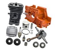 Kit de réfection Moteur (Carter, Cylindre, Vilebrequin, 38 mm) Compatible avec Les tronçonneuses 137, 142, 137E et 142E (pièce plaquée).