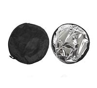 Kit de réflecteur Photographique - 5 - in - 1 réflecteurs Lumineux durables pour Portraits extérieurs et éclairage de Studio Clair de Remplissage Doux avec Panneaux Noirs en Or (Type 3)