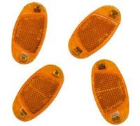 Kit de réflecteurs pour rayons de vélo, orange