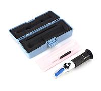 Kit de réfractomètre au glycol, ensemble de liquide de refroidissement de batterie portable, outil de testeur de liquide de refroidissement de moteur d'acide de batterie antigel voiture RHA-503ATC