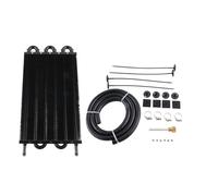 Kit De Refroidissement D'huile Universel,4 Nucle6 Nucle8 Nuclealuminum,Pour Voiture,Transmission Existent,Manuel,Pièces Automobiles -6 Row Noir