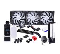 Alphacool 11994 système de refroidissement d’ordinateur Bloc d'eau 14 cm Noir, Gris, Transparent