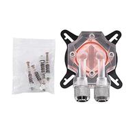 Kit de refroidissement par eau pour GPU, refroidisseur liquide à base en cuivre rouge pour unité de traitement graphique, avec couvercle en acrylique, compatible avec un espacement