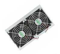 Kit de refroidissement Peltier, système de refroidissement thermoélectrique Peltier Double ventilateur DIY 2 grands ventilateurs 2 modules de jonction froide
