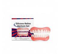 Kit De Regarnissage Prothèse Souple - Ajustement Confortable Et Flexible | Ensemble De Fausses Dents Supérieures Et Inférieures Avec Gutta-Percha - Installation Rapide Et Résultats Immédiats(3PCS)