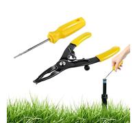 Kit De Réglage D'arroseur De Pelouse | Tournevis de Réglage pour Arroseur de Jardin Irrigation | Manche Ergonomique antidérapant pour arrosage agricole, Jardins, vergers et terrains de Golf