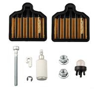 Kit de réglage de filtre à air pour tronçonneuse PP5020AV PR5020/PP4818A-50CC compatible avec modèle 575296301 7 pièces pour filtre à carburant et écrous de tige