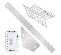 Kit de réglage de guitare en métal, ensemble d ' outils d ' entretien de guitare adapté à des réparations et une configuration efficaces dans n ' importe quel environnement, jauge de rayon de corde