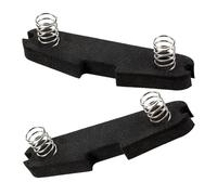 Kit de réglage de hauteur à bobine simple 2 pièces, réglage de micros Humbucker, rembourrage en mousse avec rembourrage à ressort, installation de guitare, mousse et ressorts résistants aux chocs