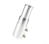 Kit de réglage de la hauteur du guidon pour tube de fourche de vélo conçu pour un meilleur contrôle et une réduction de la fatigue du cou (taille unique, argenté)
