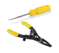 Kit de réglage de l'arroseur à gazon, tête dentée, design pull-up, protection d'arrêt à vis moyenne, pour RainBird série 3500 5000, jaune, 1 lot