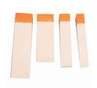 Kit de réglage de Piano 4 pièces, outil réglage Piano multi-tailles, blocs muets en feutre laine, accessoires d'accordeur, blanc et Orange