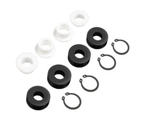 Kit de réglage de pont de tondeuse compatible avec les tondeuses Walker, convient aux ponts de 91,4 cm, 106,7 cm, 122,9 cm, 137,2 cm, 137,2 cm, comprend des bagues, des anneaux d'arrêt et des bagues