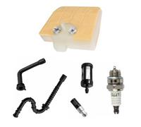 Kit de réglage pour tronçonneuse Stihl MS340 MS360 034 036 | Kit d'entretien complet compatible avec Stihl 034 036 MS340 MS360 avec filtre à air, bougie d'allumage