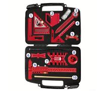 Kit de règle d'angle carré à queue d'aronde pour disposition (10 pièces)