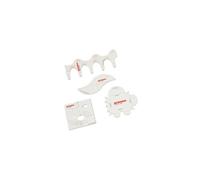 Kit de Règles de Quilting Courbes - Précision et Créativité pour Vos Motifs(...) - Blanc