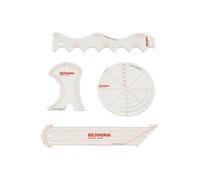 Kit de Règles de Quilting Essentielles BERNINA ¿ Précision et Créativité au Rendez-Vous Blanc