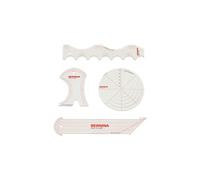 Kit de Règles de Quilting Essentielles - Précision et Créativité au Rendez-Vous(...) - Blanc