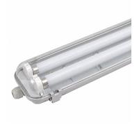 Kit de Réglette LED IP65 + 2 Tube Néon LED 120cm T8 18W - Blanc Chaud 2300K - 3500K