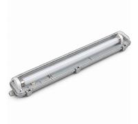 Kit de Réglette LED IP65 + Tube Néon LED 120cm T8 18W - Blanc Neutre 4000K - 5500K