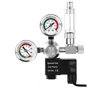 Kit de régulateur CO2 for aquarium, électrovanne magnétique, clapet anti-retour, accessoires for, système contrôle, générateur/réacteur(W01-14s-100-240v-eu)