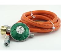 Kit de régulateur de pression de gaz avec autocollant de sécurité, ensemble de régulateur de pression de gaz avec tuyau de différentes longueurs pour réchauds à gaz, barbecues à gaz ou grils Paella