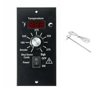 Kit de régulateur de température compatible avec les barbecues à granulés de bois Traeger - Thermostat numérique avec capteur de viande - Unité de contrôle de chauffage pour barbecue BAC236