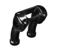 Kit de rehausse de Guidon de Moto Support De Serrage Pliable pour Guidon De Moto, Adaptateur D'extension De Résistance, Accessoires De Modification, Adapté Aux Modèles 2018-2024(Vivid Black)