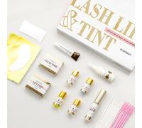 Kit de rehaussement de cils Lash Lift Kit avec teinture pour sourcils 33 pièces, teinte : café (Coffee)