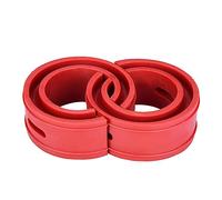 Kit de rehausseur de performance 2pc rouge voiture amortisseur tampon ressort pare-chocs coussin type A voiture ressort hélicoïdal tampon amortisseur/suspension amortisseur de retenue(D)+booster coil