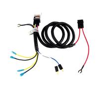 Kit de relais de câblage de klaxon 12 V 40 A Faisceau de câblage électrique | Kit de relais de câblage de klaxon de voiture - Support de calandre de rechange pour moto, voiture, camion