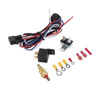 Kit de relais de capteur pour moteur - Refroidissement électrique - Thermostat - Interrupteur de température - Accessoire de montage - Convient pour 110 V + voiture