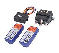 Kit de Relais de Treuil 12 V 250 A avec Télécommande, Bobine en Laiton, étanche, Longue Durée de Vie pour VTT, Motoneige, Tracteur de Jardin