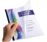 Kit de reliure A4 - ACROPAQ - ACROPAQ - Sans perforation - 5 jeux (5 baguettes & 5 couvertures) - Capacité 60 feuilles