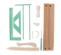 Kit de Reliure Manuel Outil de Perforation Règle Guide Couverture Livre pour Création Livres Artisanaux