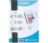 Kit de reliure manuelle pour 5 dossiers SERODO - Exacompta - Ivoire