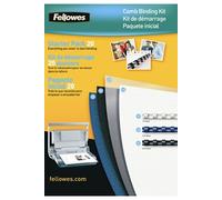 Fellowes Kit de reliure pour 20 documents – consommables plastiques