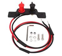 Kit de Relocalisation Cosse Batterie Connecteur, Câble Cuivre 1,2m PVC - Protection Antipoussière, Connexion Facile Batterie, Pour Véhicules Utilitaires et Quads