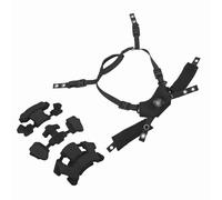 Kit de rembourrage pour casque confortable avec suspension à molettes et protège-menton