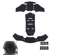 Kit de Rembourrage pour Casque pour Thousand Chapter 2020-Present, Coussinets Intérieurs de Rechange Souples, Respirants et Lavables avec Pastilles Auto-Agrippantes,A Black
