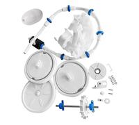 Kit de Remise à Neuf et de Mise au Point pour Polaris 180 280 Nettoyeur de Piscine, Comprenant Roues, Pneus, Arbre, Roulements, Sac